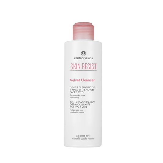 Gelinis veido prausiklis jautriai odai VELVET CLEANSER | Cantabria Labs | misija oda