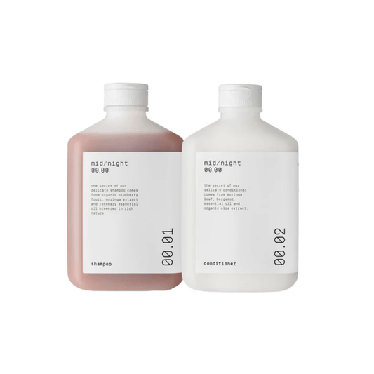 Natūralus plaukų priežiūros rinkinys HAIR ESSENTIALS | MID/NIGHT 00.00 | MISIJA ODA