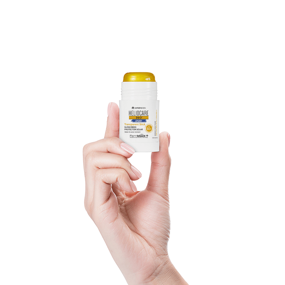 SPF pieštukas reaplikavimui Sport Transparent SPF Stick SPF50+ | Heliocare | misija oda