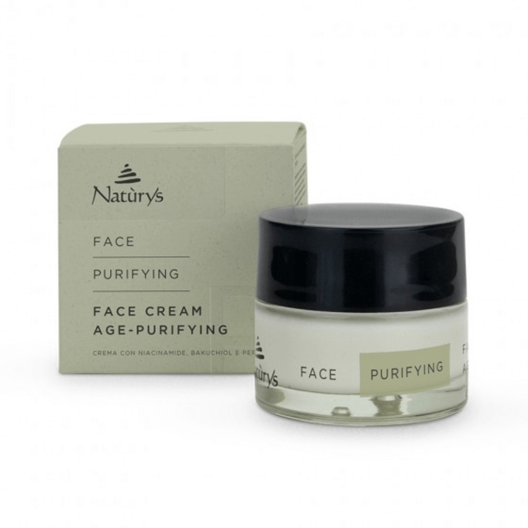 Veido kremas brandžiai odai linkusiai į užsikimšimus AGE-PURIFYING | NATURYS | MISIJA ODA