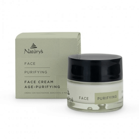 Veido kremas brandžiai odai linkusiai į užsikimšimus AGE-PURIFYING | NATURYS | MISIJA ODA