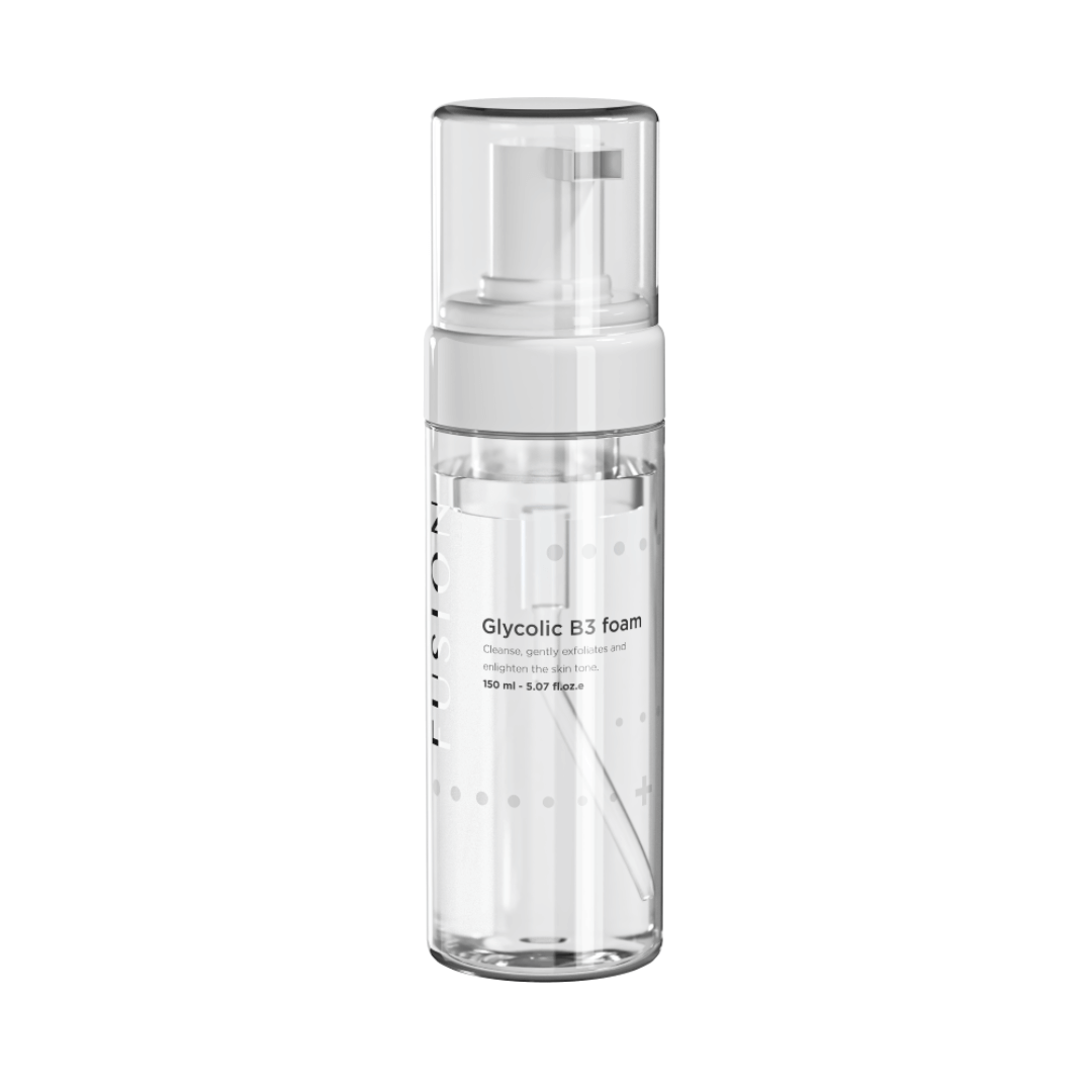Facial cleanser with glycolic acid and niacinamide GLYCOLIC B3 FOAM