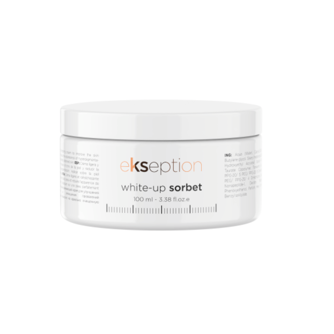 Kremas prieš pigmentaciją WHITE-UP SORBET | Ekseption | MISIJA ODA