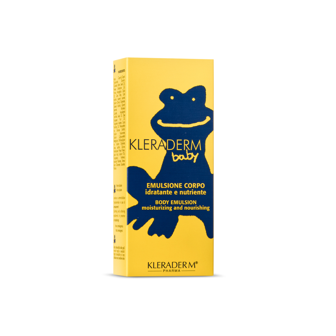 Drėkinamoji kūdikių kūno emulsija BABY BODY EMULSION | Kleraderm Pharma | MISIJA ODA