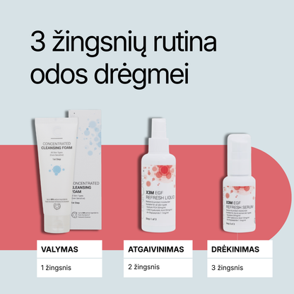 Gaivinamasis drėkinamasis rinkinys REFRESH + DOVANA | Cliniccare | MISIJA ODA