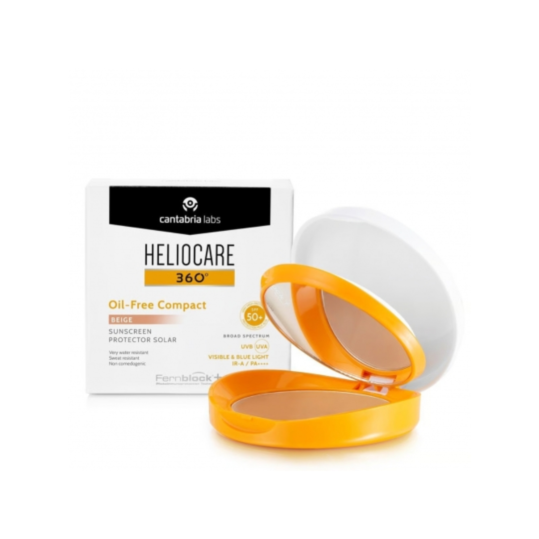 HELIOCARE OIL-FREE Apsauginė kompaktinė pudra riebiai odai su SPF 50 | misija oda
