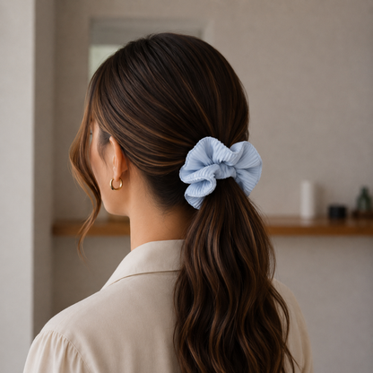 Klostuota plaukų gumytė WRINKLED SCRUNCHIE