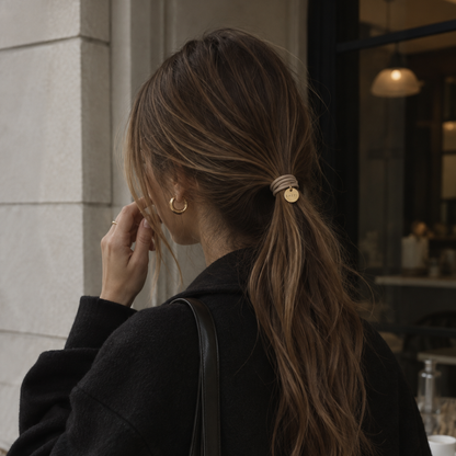 Plaukų gumytės LAETI Hair Elastic Amelie | Beige