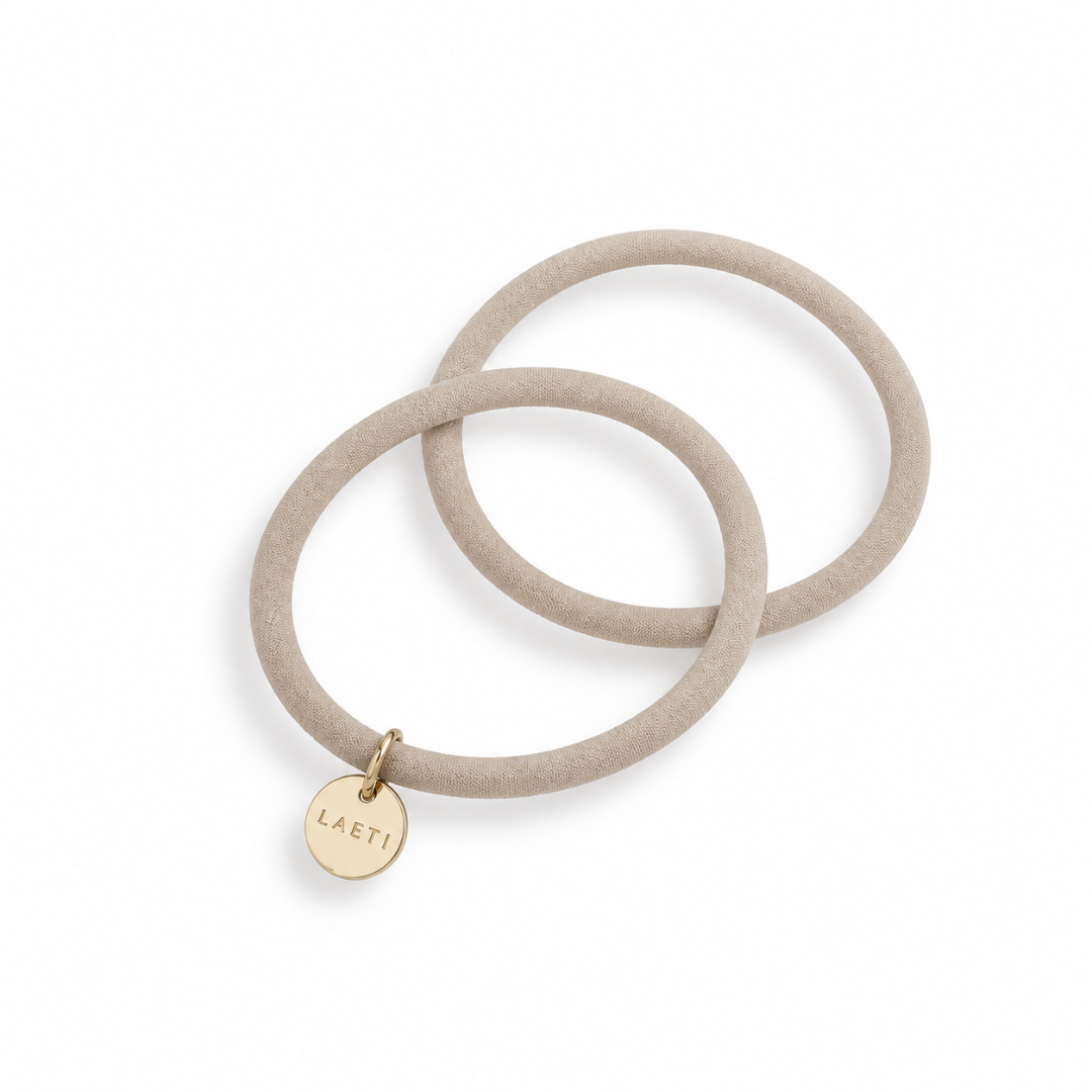 Plaukų gumytės LAETI Hair Elastic Amelie | Beige