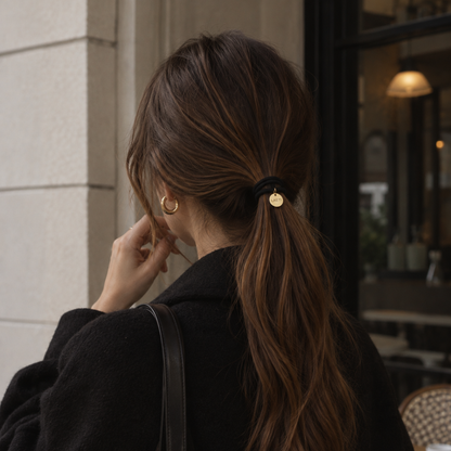 Plaukų gumytės LAETI Hair Elastic Amelie | Juoda