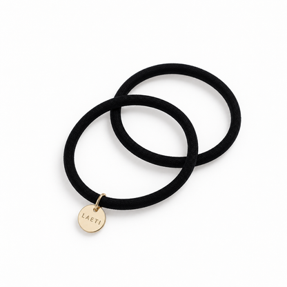 Plaukų gumytės LAETI Hair Elastic Amelie | Juoda
