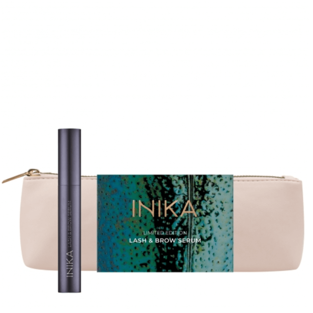Natūralus antakių ir blakstienų serumas augimui su kosmetine | INIKA | MISIJA ODA