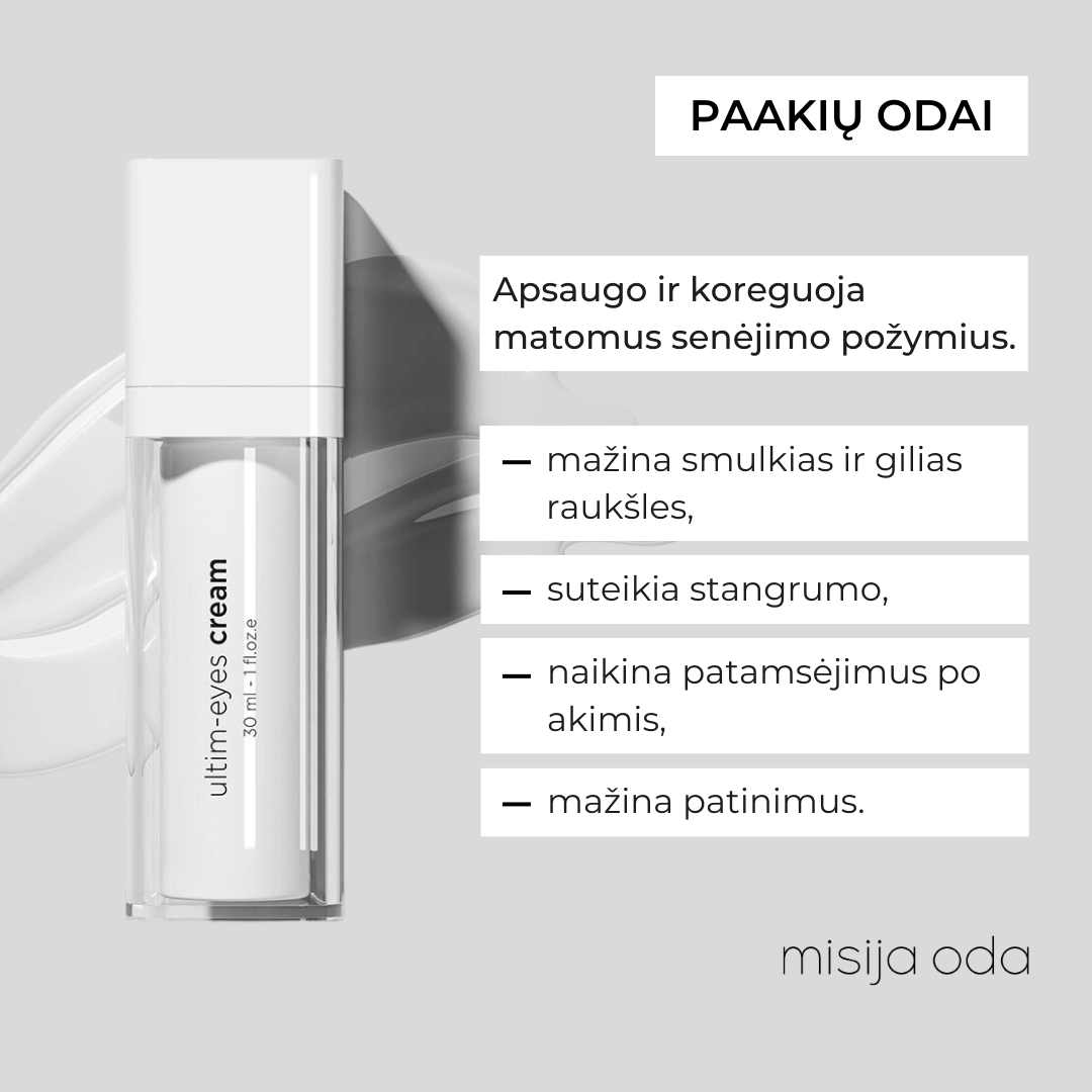 Akių kontūro paakių kremas Ultim Eyes Cream | Ekseption | MISIJA ODA