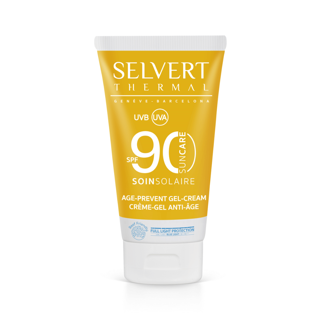 High protection face cream from the sun AGE PREVENT GEL-CREAM SPF90