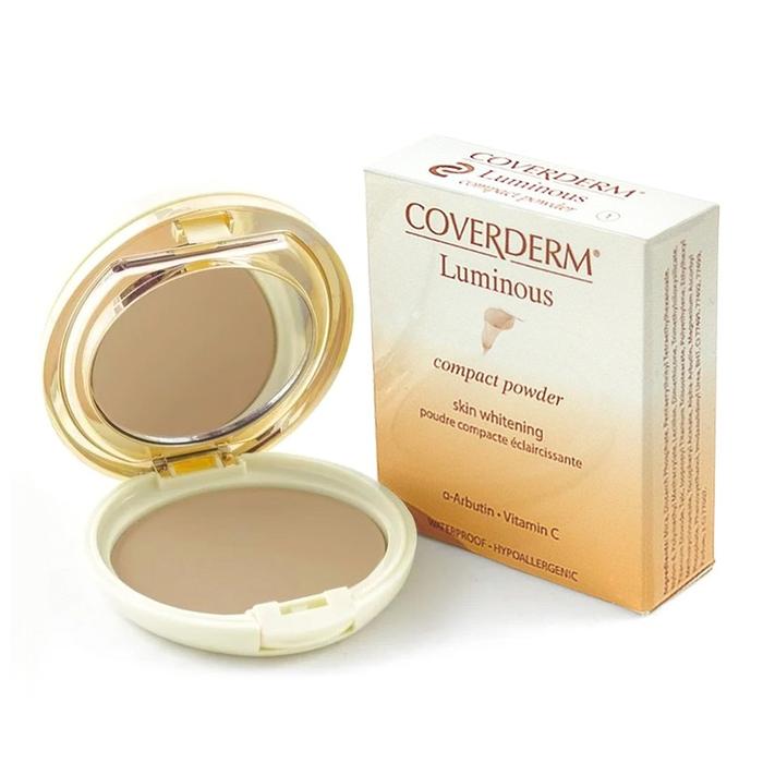 COVERDERM Compact powder against skin pigmentation LUMINOUS SPF50+