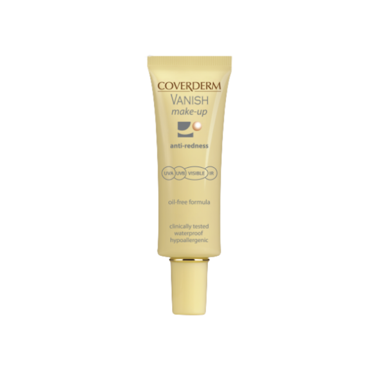 Masking face cream against couperose VANISH MAKE-UP SPF50+