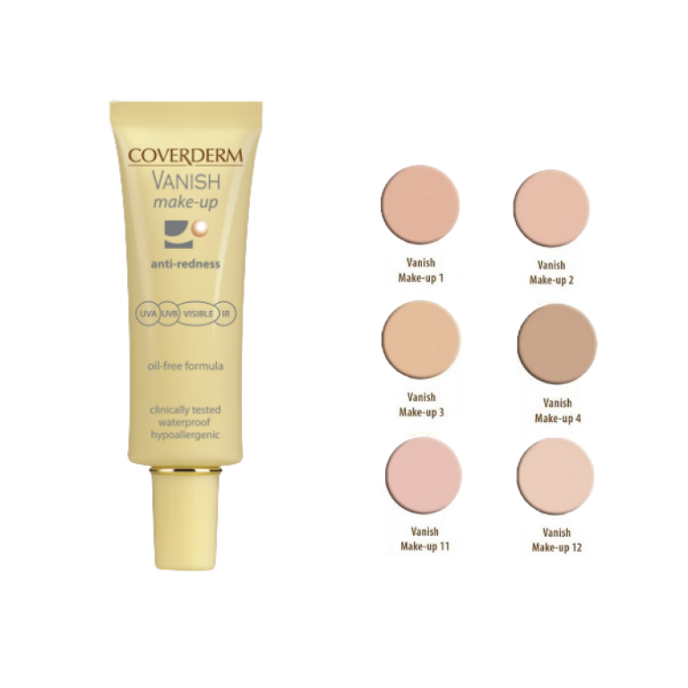 Masking face cream against couperose VANISH MAKE-UP SPF50+