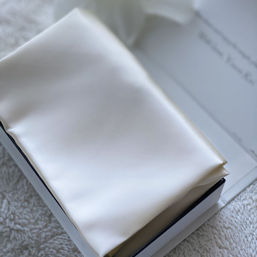 Šilkinis pagalvės užvalkalas | Balta | Misija oda
